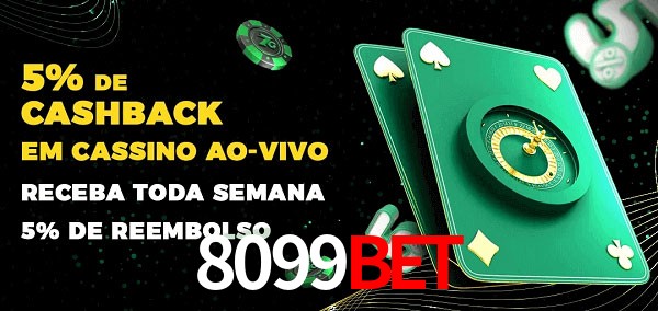 Promoções do cassino ao Vivo 8099bet
